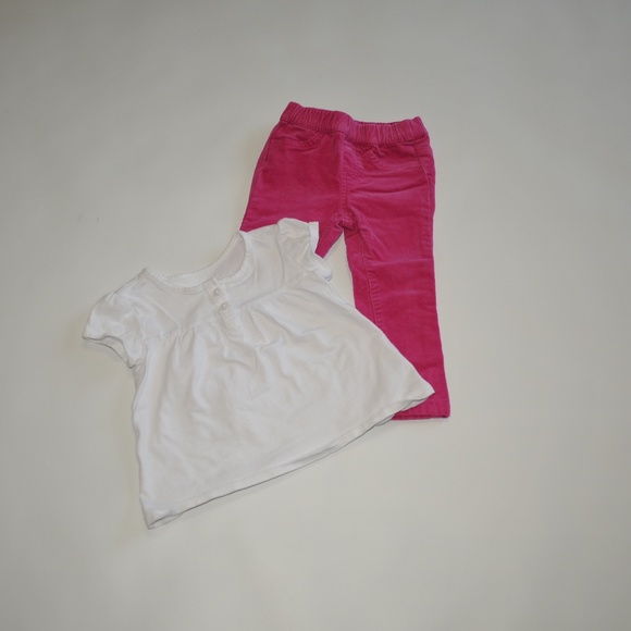 Kumsolu Set Di Abitino 3 Pezzi Per Neonata – Top Con Maniche A Balze, Gonna E Fascia, In Cotone Morbido, Taglie 3-18 Mesi, Ideale Per Baby Shower - 4
